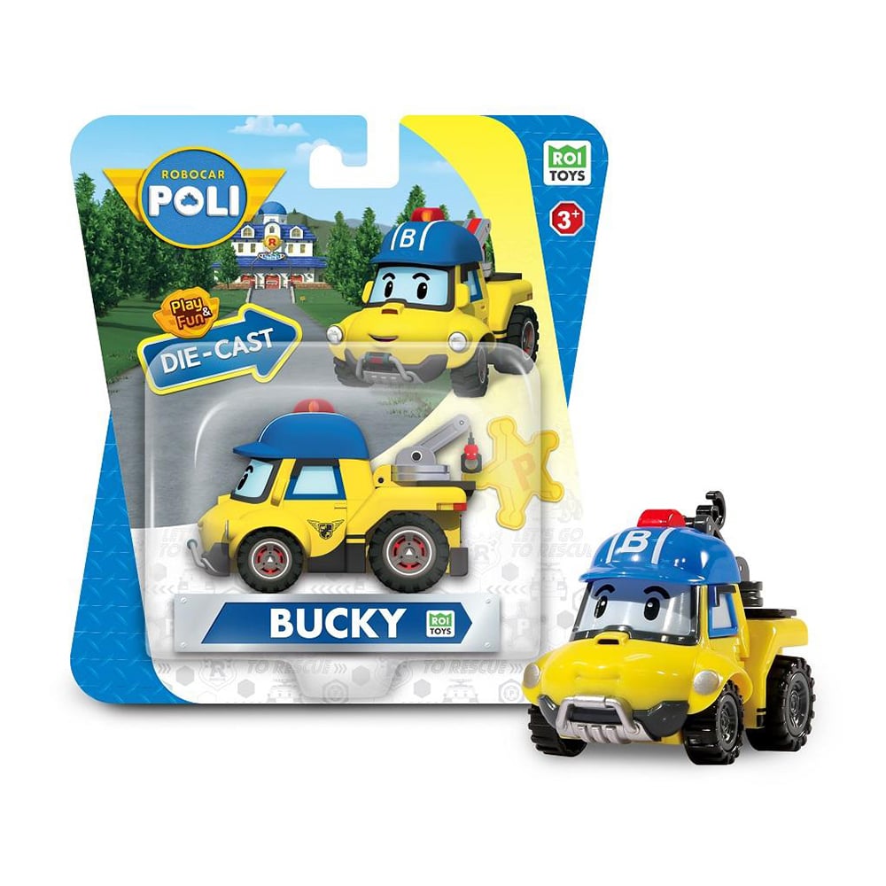 Металева колекційна машинка Robocar Poli Баккі, від 3 років, 14*4.5*15.2 см (MRT-0605)